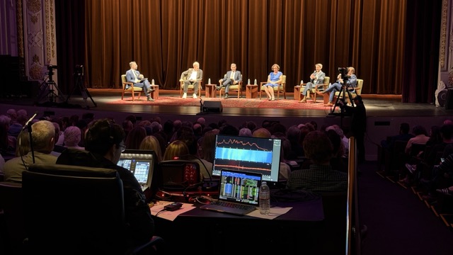 Argus HD multi-camera live broadcast to a full arena audience
